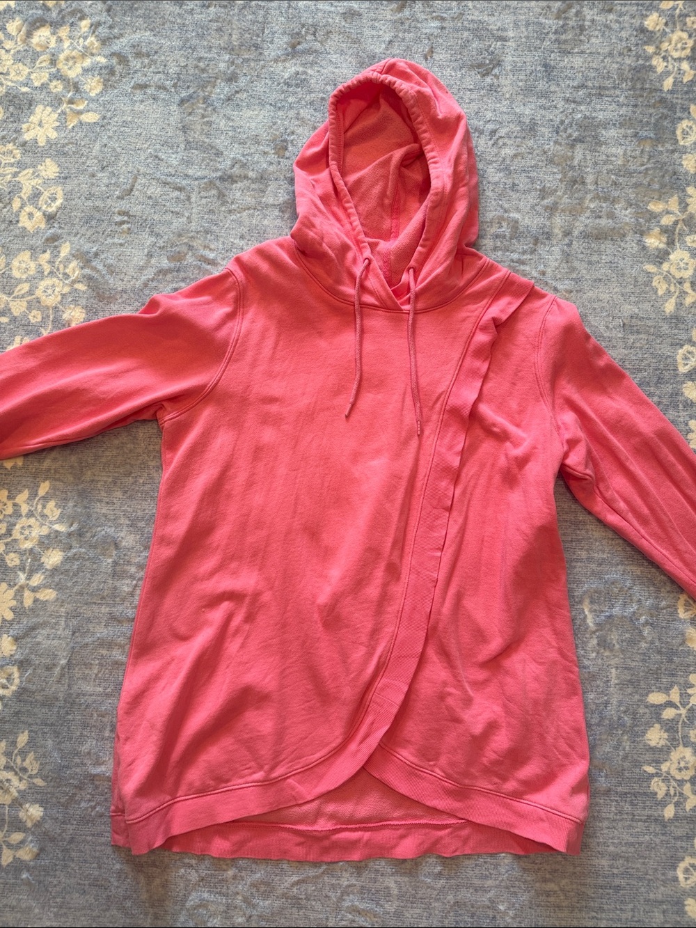 Old Navy Maternity Cross-Front Nursing Pullover Hoodie in Valentine